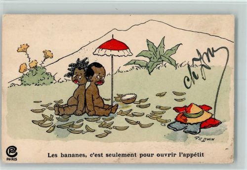 1919 Les bananes, cest seulement pour ouvrir appetit