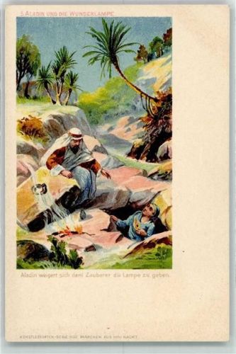 1900 Serie Märchen aus 1001 Nacht Nr. 5 Aladin