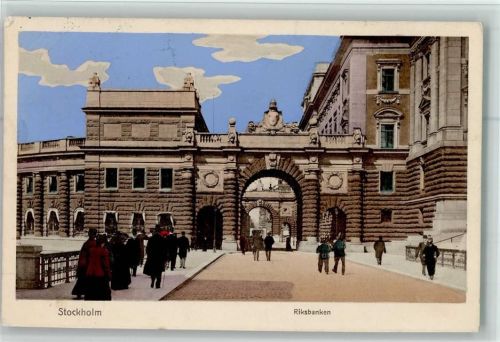 Stockholm 1911 Riksbanken