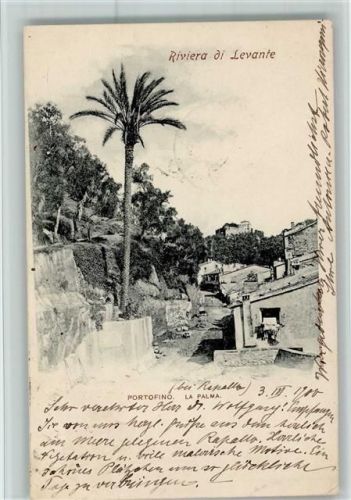 Portofino 1900 La Palma , gute Erhaltung AK