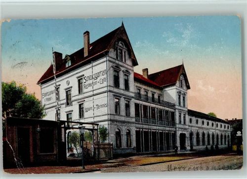 Herrenhausen 1913 Schloßgarten Restaurant AK