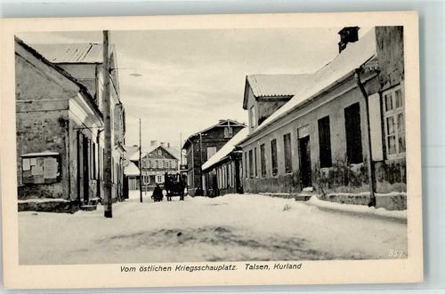 Talsi Vom östlichen Kriegsschauplatz Winter