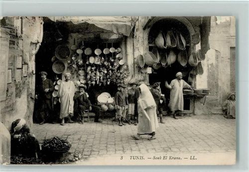 1912 Berufe - Souk El Krana - Bazar - Volkstypen