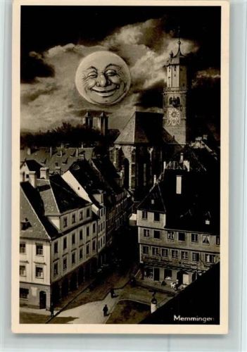 Memmingen 1942 Der Mond lächelt AK Gute Erhaltung
