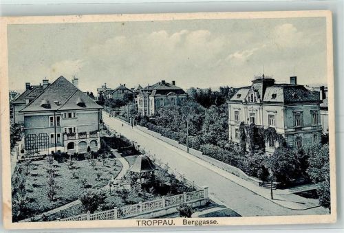 Opava Troppau Gebrauchsspuren Berggasse
