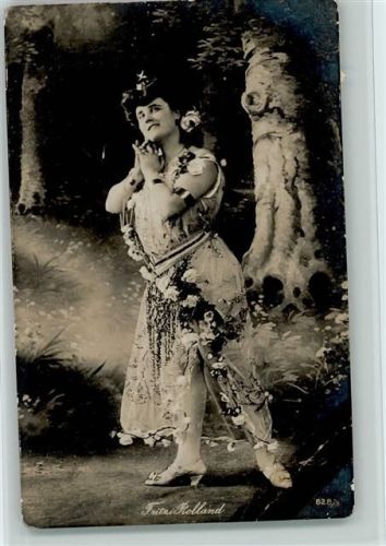Fritzi Rolland im Kostüm 1910 Foto AK