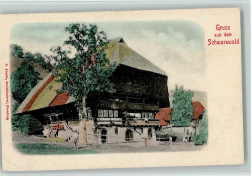 Bauernhaus color 1900 AK
