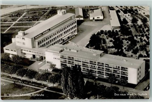 Durlach Fliegeraufnahme Dr. Wilmar Schwabe Das neue Werk