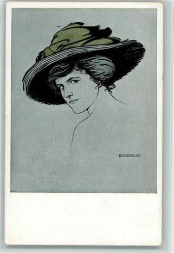 1912 sign C. Breuer -Hutmode AK