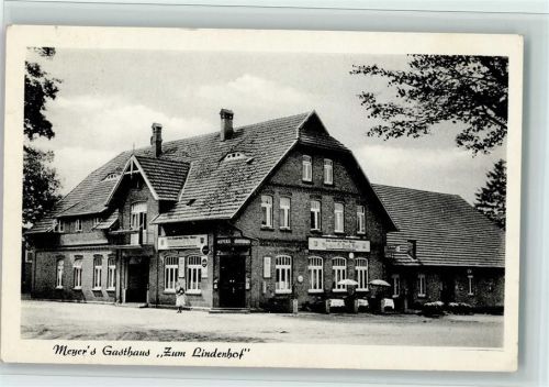 Nenndorf 1958 Meyers Gasthaus "Zum Lindenhof" , gute Erhaltung AK