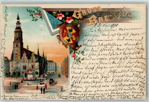 Breslau 1901 Rathaus