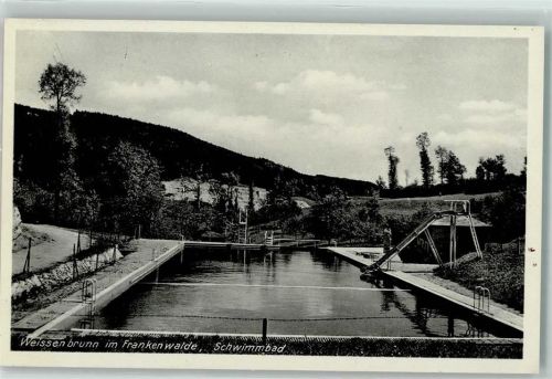 Weißenbrunn Schwimmbad Wasserrutsche