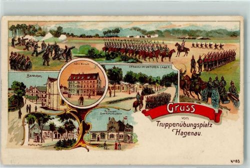 67500 Haguenau Hagenau (Elsass) 1911 - Truppenübungsplatz