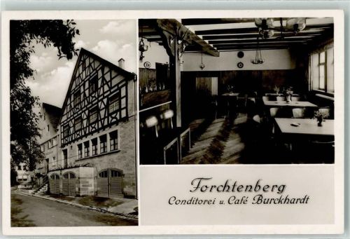 Forchtenberg Konditorei Cafe Burckhardt Fachwerk Eis