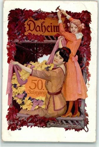 1914 Daheim Zeitschrift Jubiläumsjahrgang AK