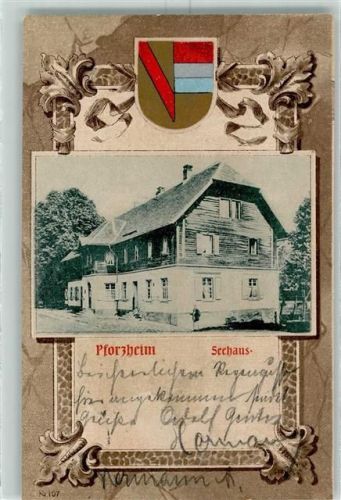 Pforzheim 1902 Seehaus Wappen