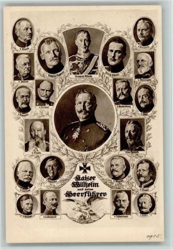 Kaiser Wilhelm und seine Heerführer