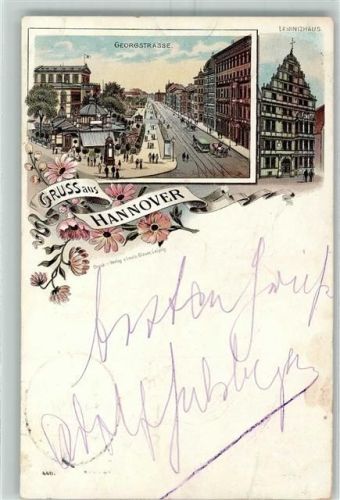 Hannover 1896 Georgstraße Leibnizhaus