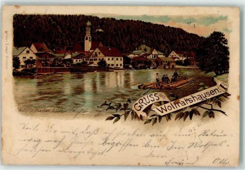 Wolfratshausen 1900 Flößer