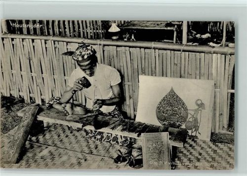Surabaya 1912 Houtsnijder