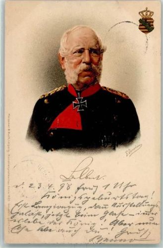 Eisernes Kreuz sign Adel Kaiser Wilhelm I 1898