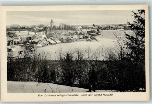 Talsi Talsen - Vom östlichen Kriegsschauplatz Winter