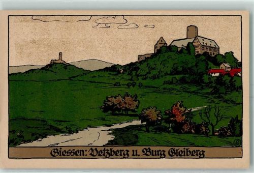 Gießen Vetzberg Burg Gleiberg sign
