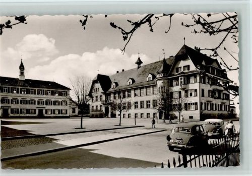 79664 W7867 Wehr , Baden - Schule Foto AK Autos