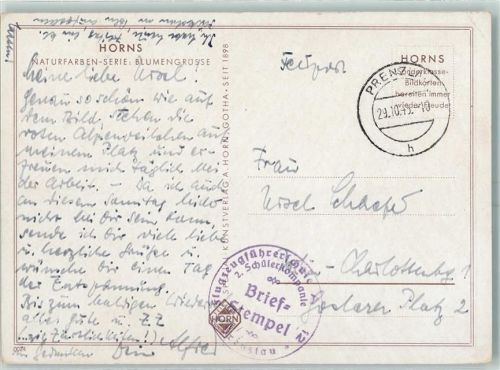 Prenzlau Flugzeugführerschule 2. Schülerkomp. Prenzlau 29.10.1940