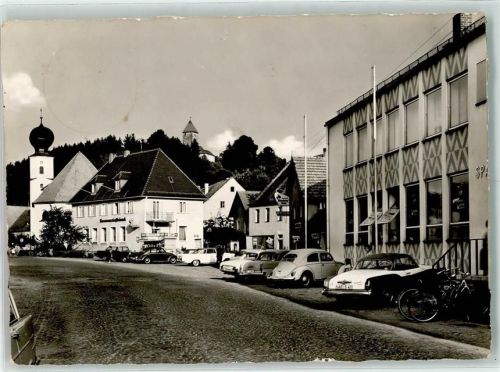 Wernberg Sparkasse Kirche VW-Käfer Borgward Fahrräder