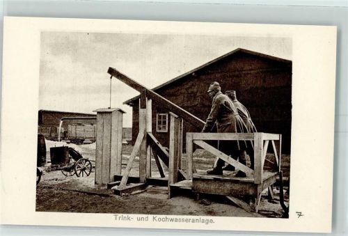 Breslau Trik und Kochwasseranlage Uniform Karlstadt Ort handschriftlich