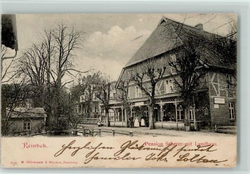Reinbek 1899 Pension Scherer mit Landhaus