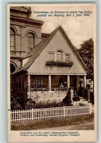 Stuttgart 1908 Bauausstellung 1908 - Tektonhaus Architektur