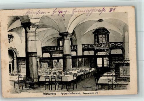 München Pschorrbräuhaus Innenaufnahme Speisesaal