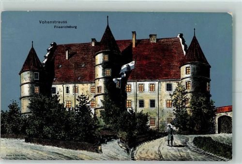 92648 W8483 Vohenstrauß Künstlerkarte Friedrichsburg Atelier E. Felle Künstlerkarte Moonlight