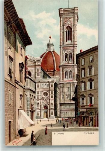 50100 Firenze 1900 Künstlerkarte Stengel Verlag Nr. 19936 - II Duomo AK