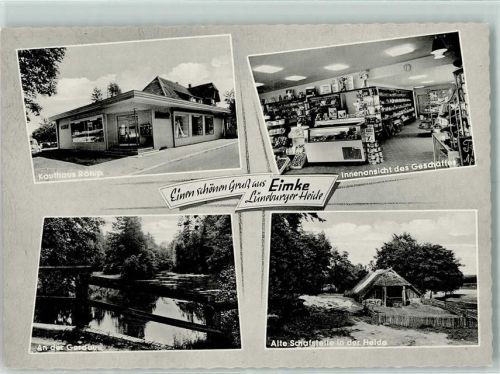 29578 W3111 Eimke - Kaufhaus Rörup An der Gerdaue Alte Schafstelle in der Heide