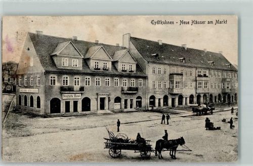 Eydtkuhnen Neue Häuser am Markt Deutsche Bank