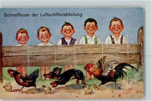 Schnellfeuer der Luftschofferabteilung sign. E. Schlemo AK