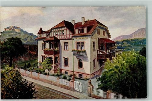 Bad Münster-Ebernburg Villa Schöneck Künstlerkarte