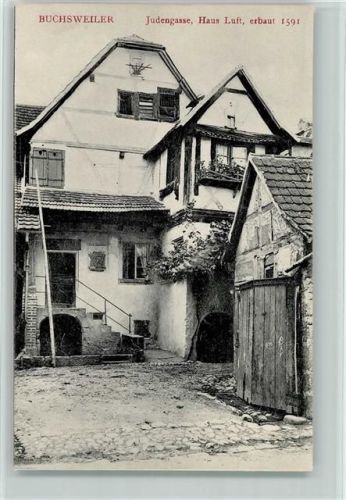Bouxwiller 1915 Judengasse, Haus Luft