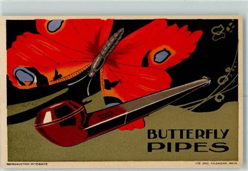 Butterfly Pipes Schmetterling von Mary Heather Barber Werbung