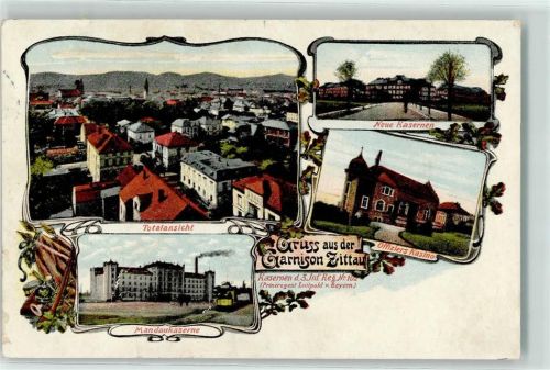 Zittau 1910 Mandaukaserne Neue Kasernen Offiziers-Kasino