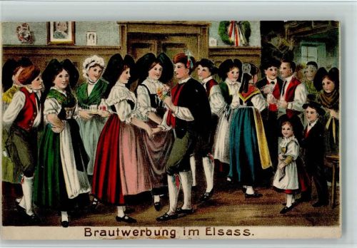 Nr. 5361a Verlag Luib - Brautwerbung , gute Erhaltung AK