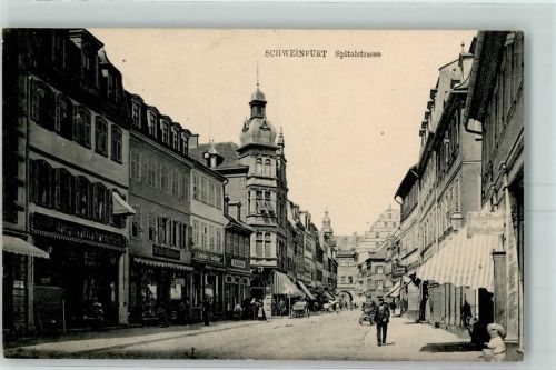 Schweinfurt 1916 Spitalstraße