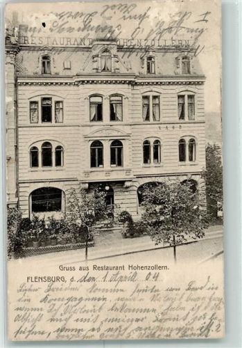 Flensburg 1904 Restaurant Hohenzollern