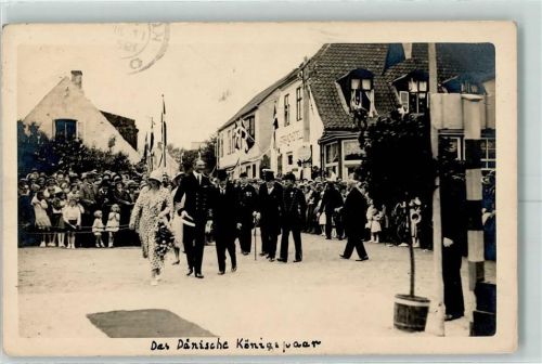 Kopenhagen 1936 Das Dänische Königspaar Privatfoto AK