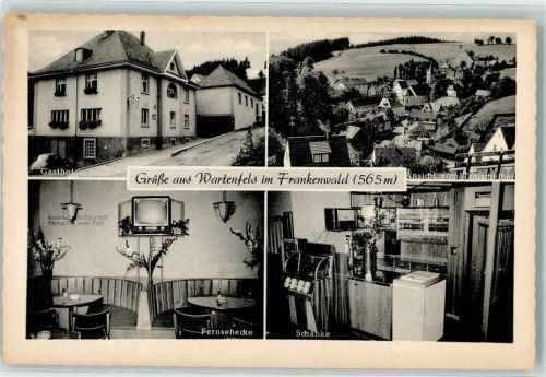 Wartenfels Gasthaus-Pension Zum Berghof Fernsehecke Schänke Musikbox