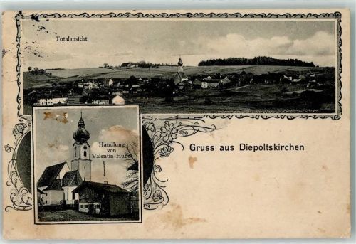 84326 W8335 Diepoltskirchen Gebrauchsspuren Handlung von Valentin Huber Pfarrkirche St. Valentin