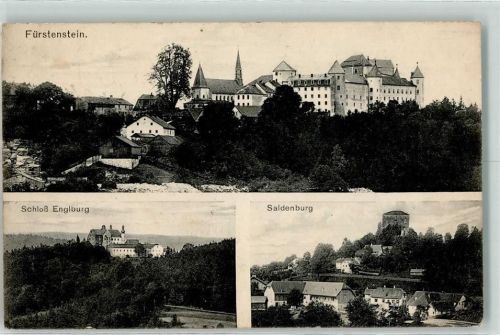 Fürstenstein 1915 Schloß Englburg Schloß Saldenburg Schloß Fürstenstein